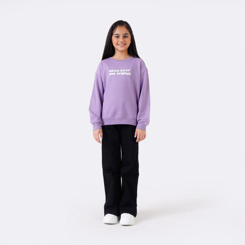 HELLO KITTY PRINTED SWEATSHIRT
